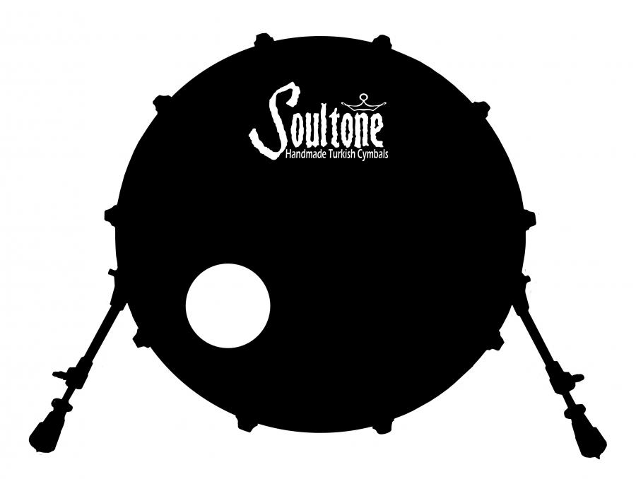 Soultone Cymbals Bass Drum Decal | SoultoneCymbals.com