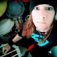 Me working on new samples with my Mandala Drums