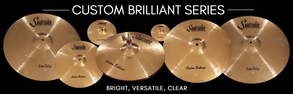 Custom Brilliant series cymbals