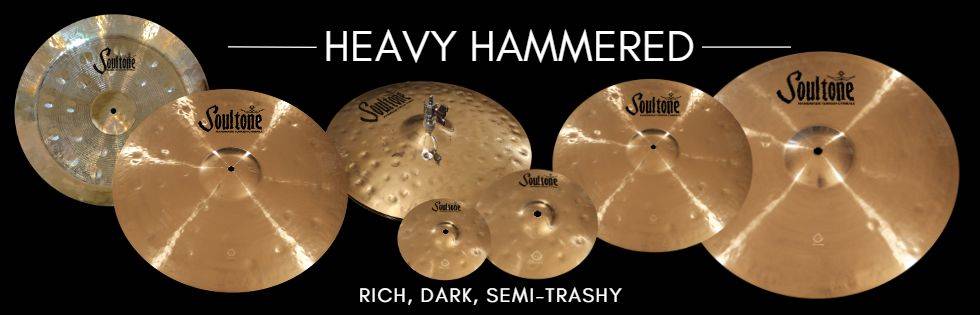 Heavy Hammered series cymbals