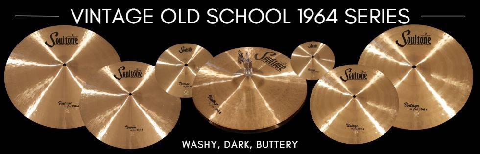 Vintage Old School 1964 series cymbals